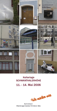 Kulturtage 2006 Schwanthaler Höhe - Programmheft