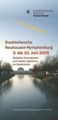 Stadtteilwochen 2005 Neuhausen, Nymphenburg - Programmheft