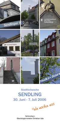 Stadtteilwochen 2006 Sendling - Programmheft